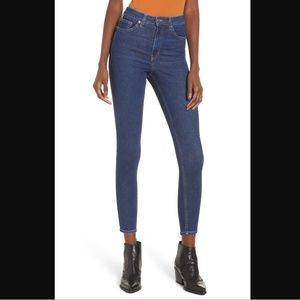 NWT TOPSHOP MOTO Jamie High Waist Skinny Jeans 28